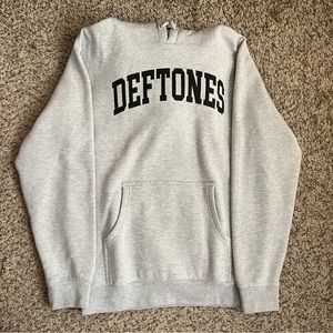 Deftones Official Tour Merch Grey Hoodie